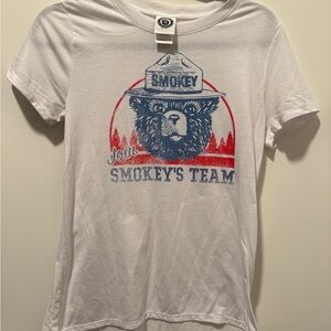 Smokey Bear 'Join Smokey's Team' Graphic Tee - White
